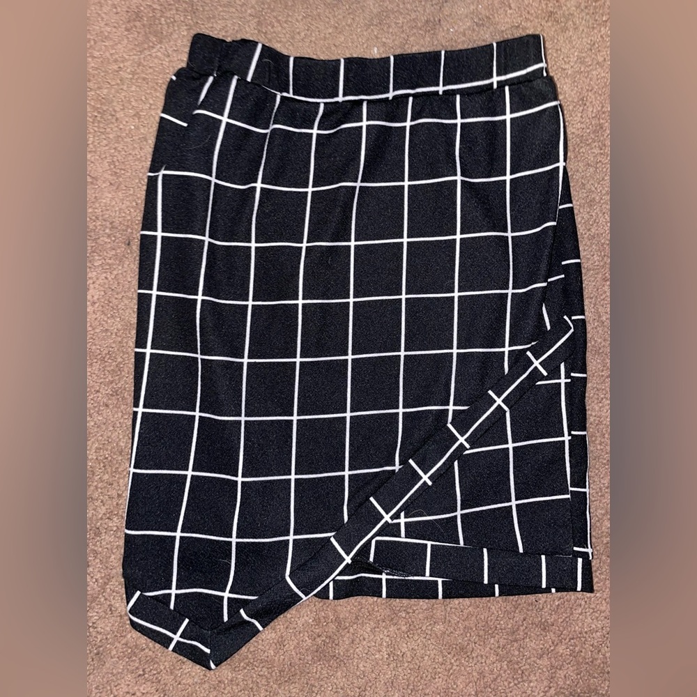 Black and White Skirt